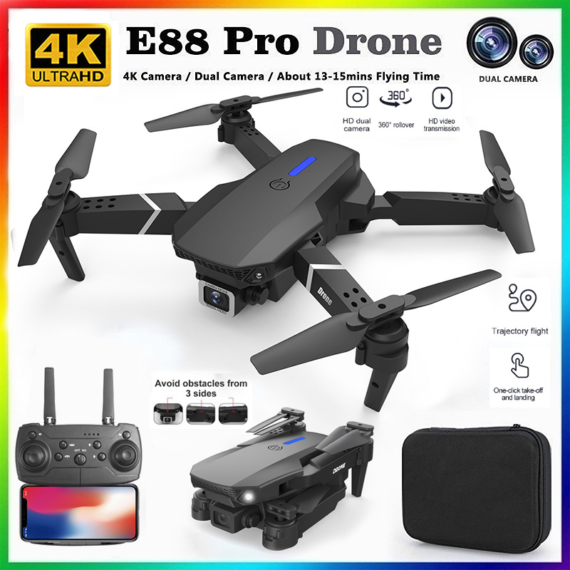2026 NEW E88 Professional HD 4 - Drone Rc Plegable ulasan dan harga