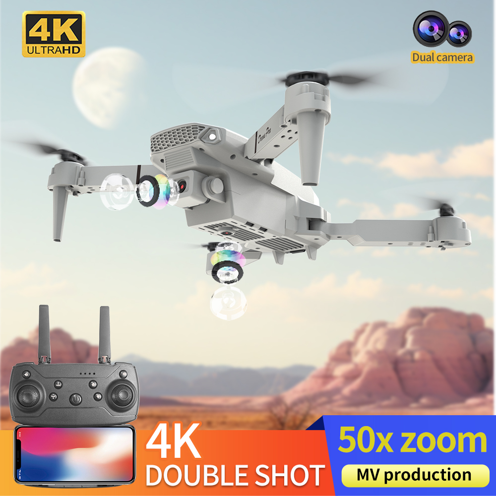 2026 NEW E88 Professional HD 4 - Drone Rc Plegable ulasan dan harga