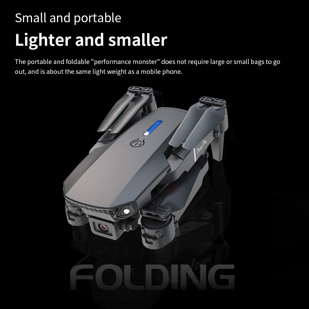 2026 NEW E88 Professional HD 4 - Drone Rc Plegable ulasan dan harga