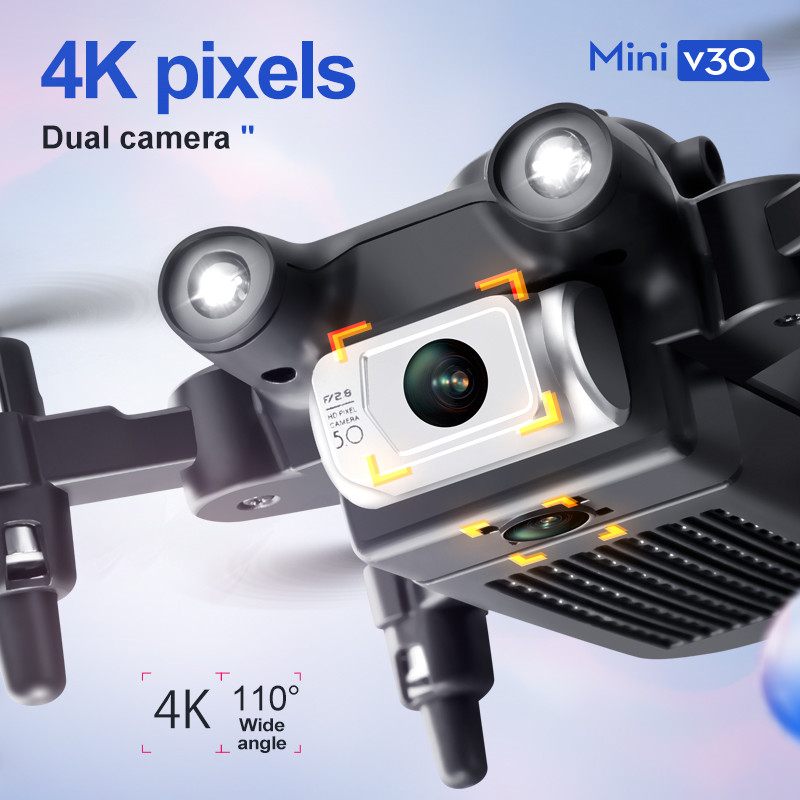 Mini V30 WiFi FPV Drone With 4 - Drone Rc Helicopter With Camera ulasan dan harga