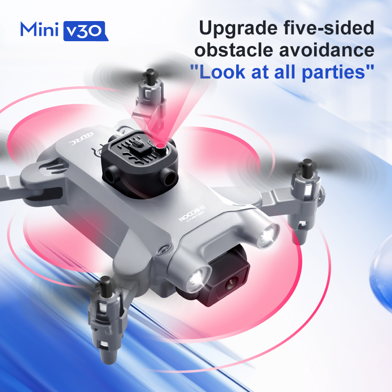 Mini V30 WiFi FPV Drone With 4 - Drone Rc Helicopter With Camera ulasan dan harga