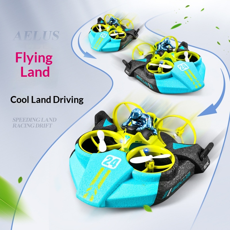V24 3-in-1 RC Airplane Helicop - Rc Drone And Flying Car ulasan dan harga