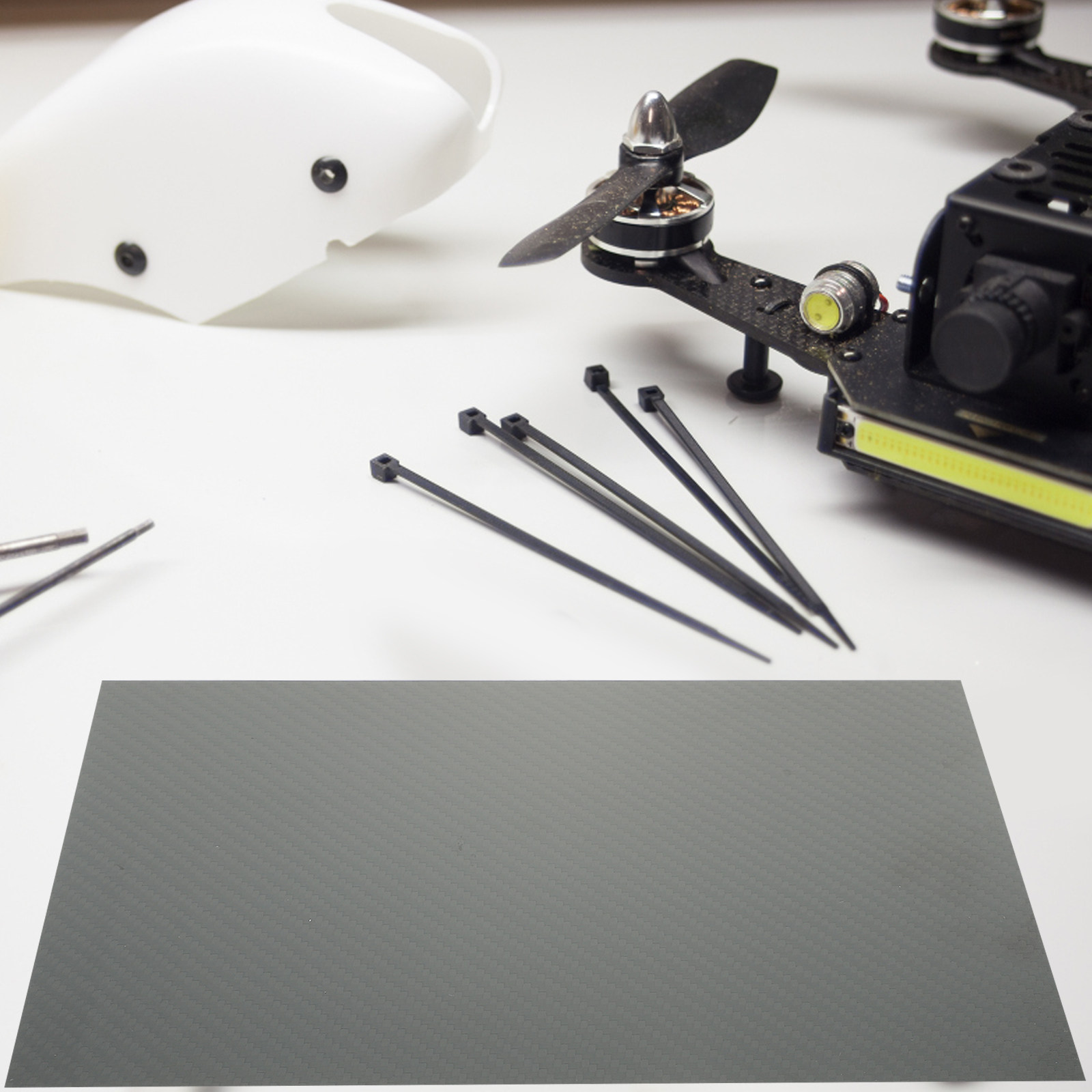 3K Carbon Fiber Sheet Glossy T - Drone With Rc ulasan dan harga