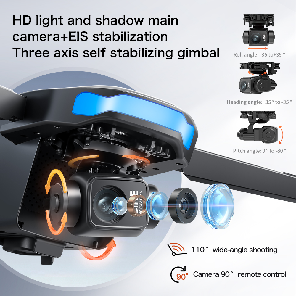 S-X1 MAX GPS Drone with 3-Axis - Drone Rc Gps ulasan dan harga