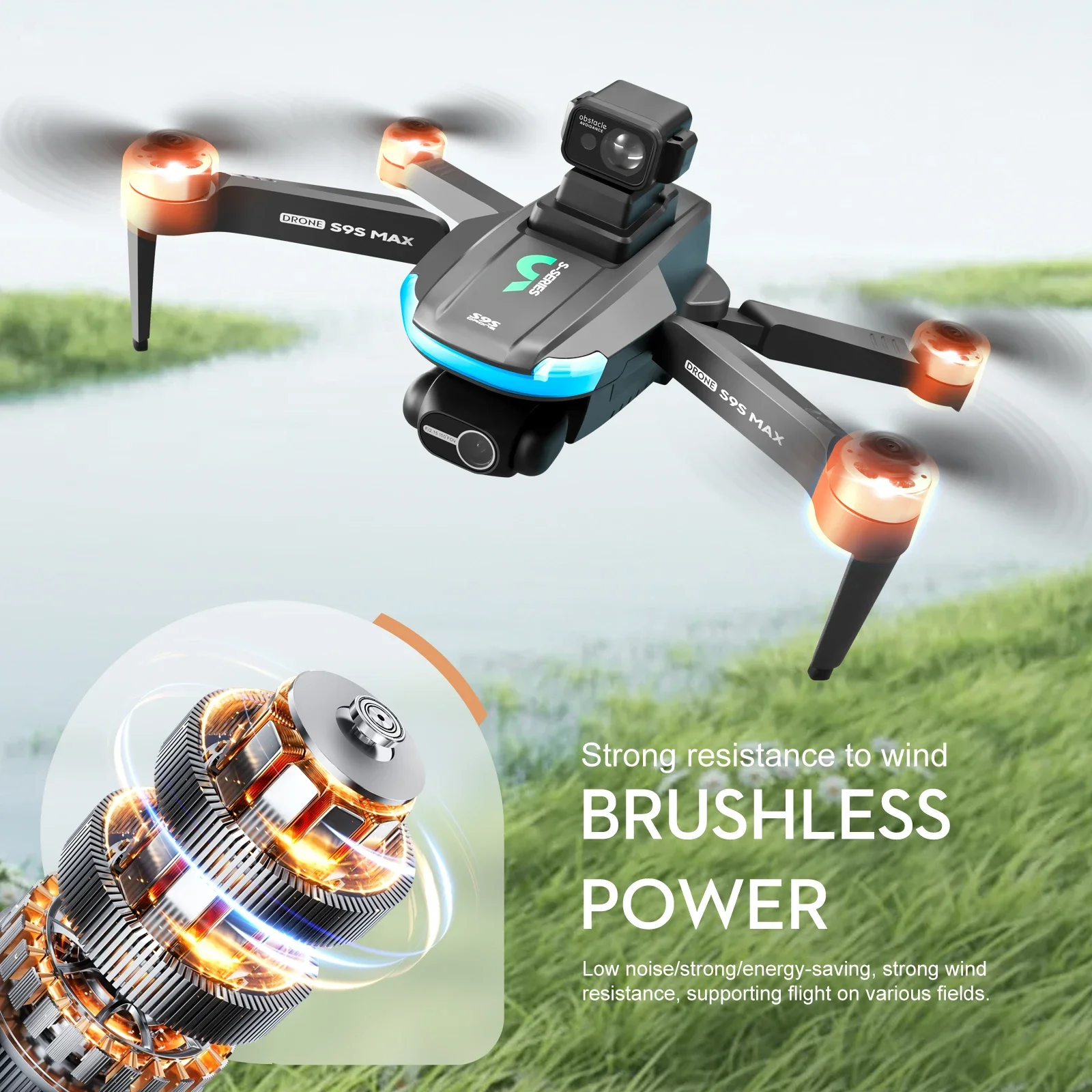 NEW S9S MAX MINI Drone 4K 2-Ax - Drone Rc Helicopter With Camera ulasan dan harga