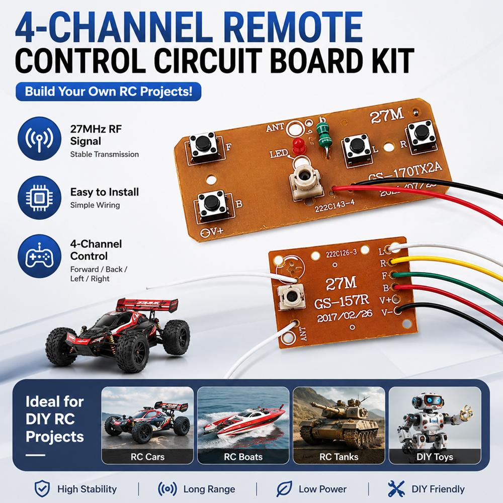 27MHz Remote Control Kit 4CH W - Joystick Rc Drone ulasan dan harga