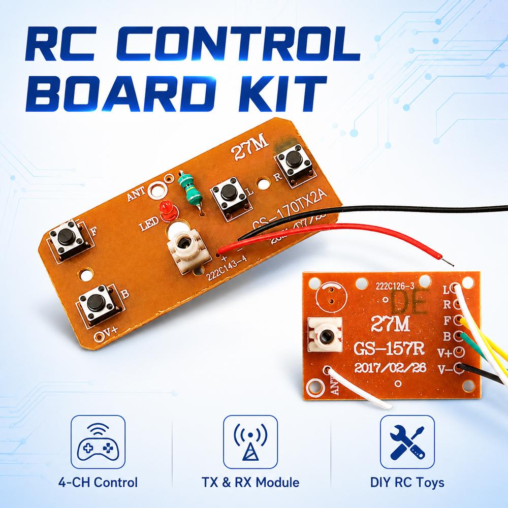 4CH RC Remote Control Circuit  - Joystick Rc Drone ulasan dan harga