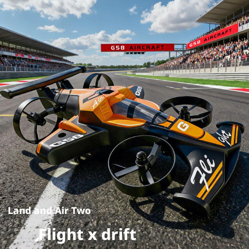 2-in-1 RC Flying Stunt Car & D - Rc Drone And Flying Car ulasan dan harga