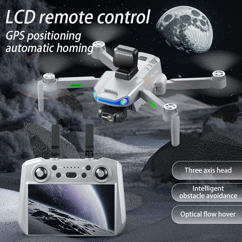 AE3 PRO Max NEW LCD SC GPS Dro - Drone Rc Fpv Pro ulasan dan harga