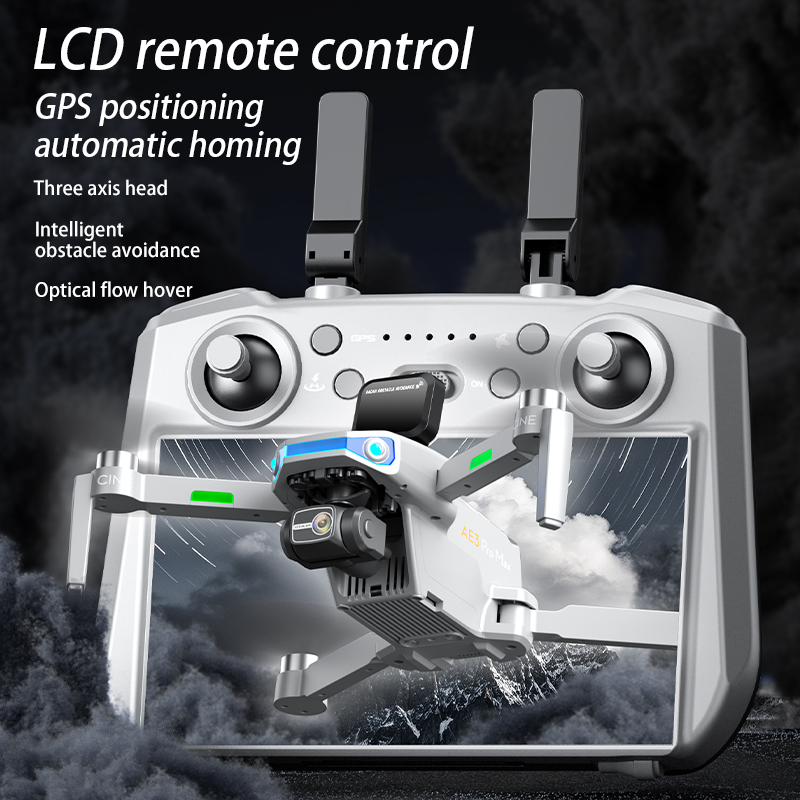 AE3 PRO Max NEW LCD SC GPS Dro - Drone Rc Fpv Pro ulasan dan harga