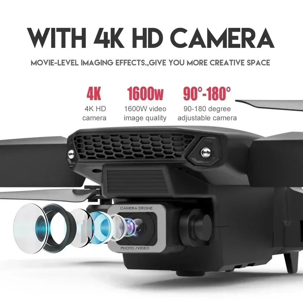 E88 Pro WIFI FPV Drone Wide An - Drone Rc Helicopter With Camera ulasan dan harga