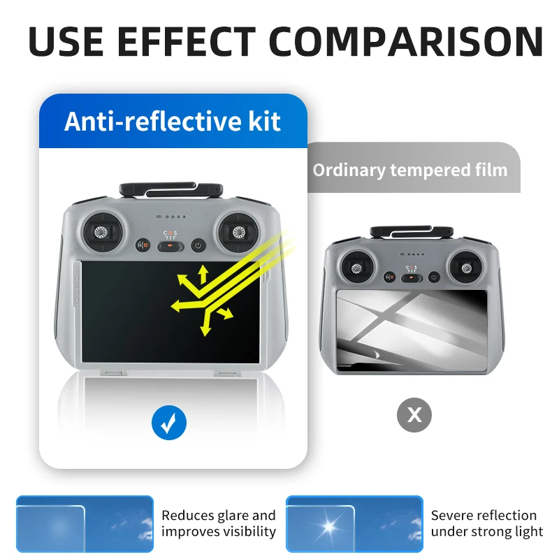 RCSTQ Anti-reflective Film For - Drone Dji Rc 3 ulasan dan harga
