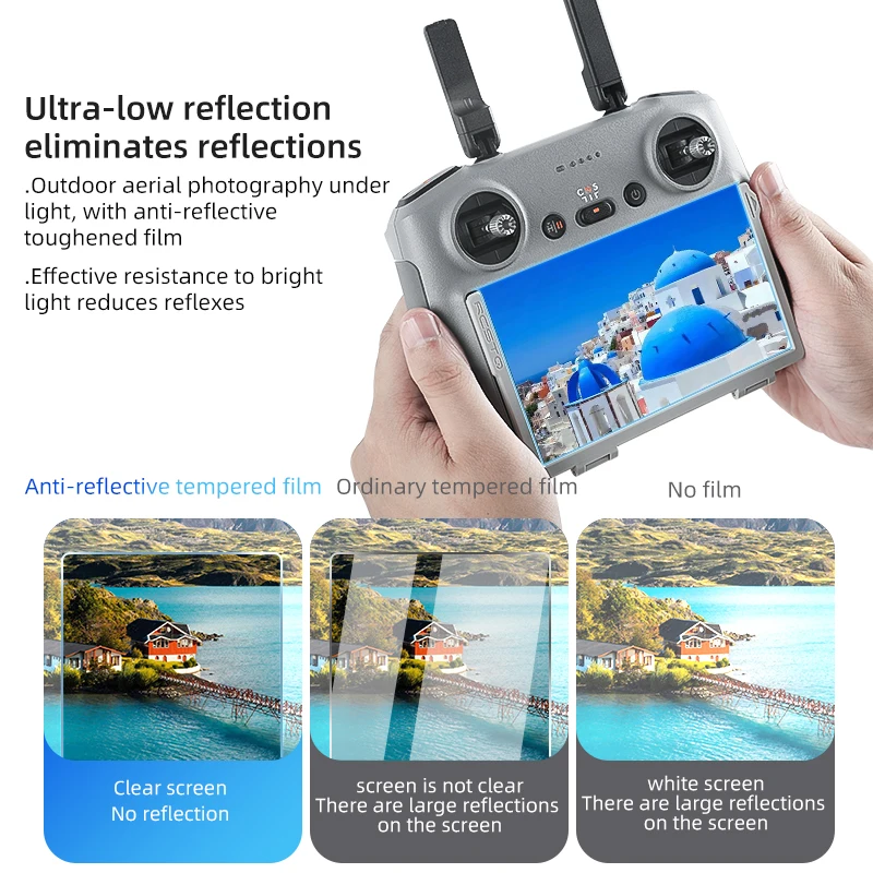 RCSTQ Anti-reflective Film For - Drone Dji Rc 3 ulasan dan harga