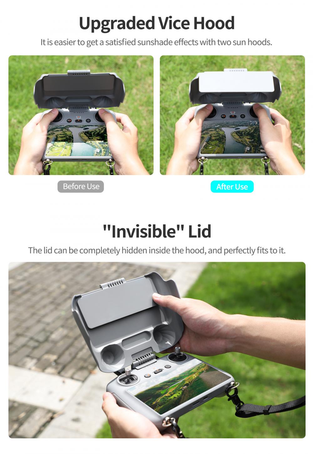 Screen Protection Shell Sunsha - Drone Dji Rc 3 ulasan dan harga