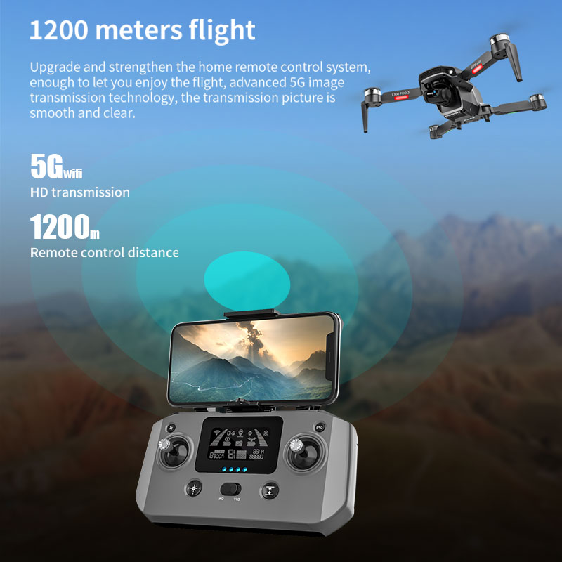 L106 Pro 3 Drone 5G WIFI FPV F - Drone Rc Helicopter With Camera ulasan dan harga