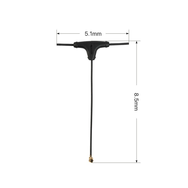 2.4G 915MHz Micro T-Type Anten - Crossfire Receiver Rx ulasan dan harga