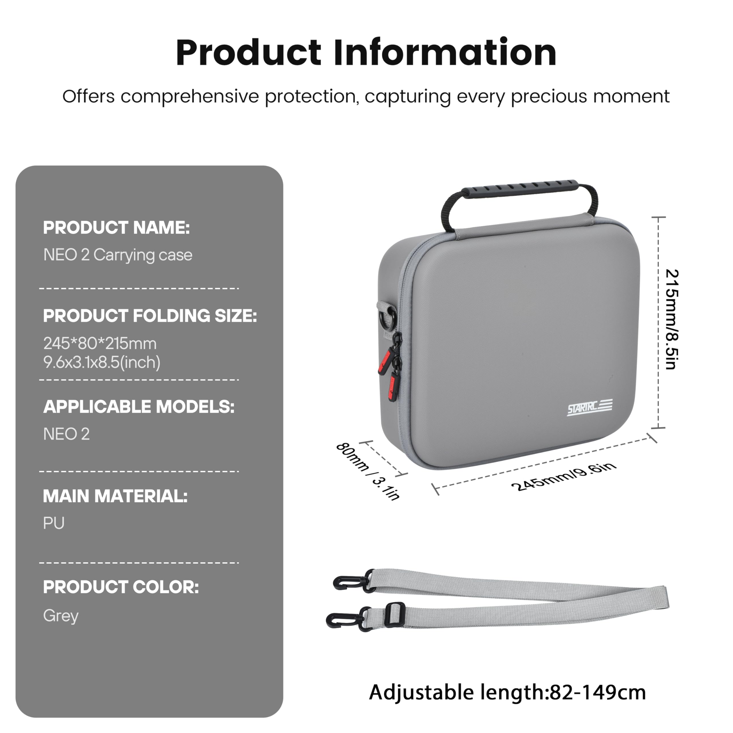 Neo 2 Portable PU Shoulder Bag - Drone Carrying Bag ulasan dan harga