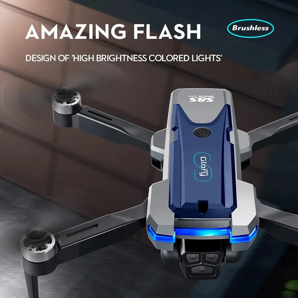S8S GPS Drone 5G Wifi 8K HD Du - Drone Rc Helicopter With Camera ulasan dan harga