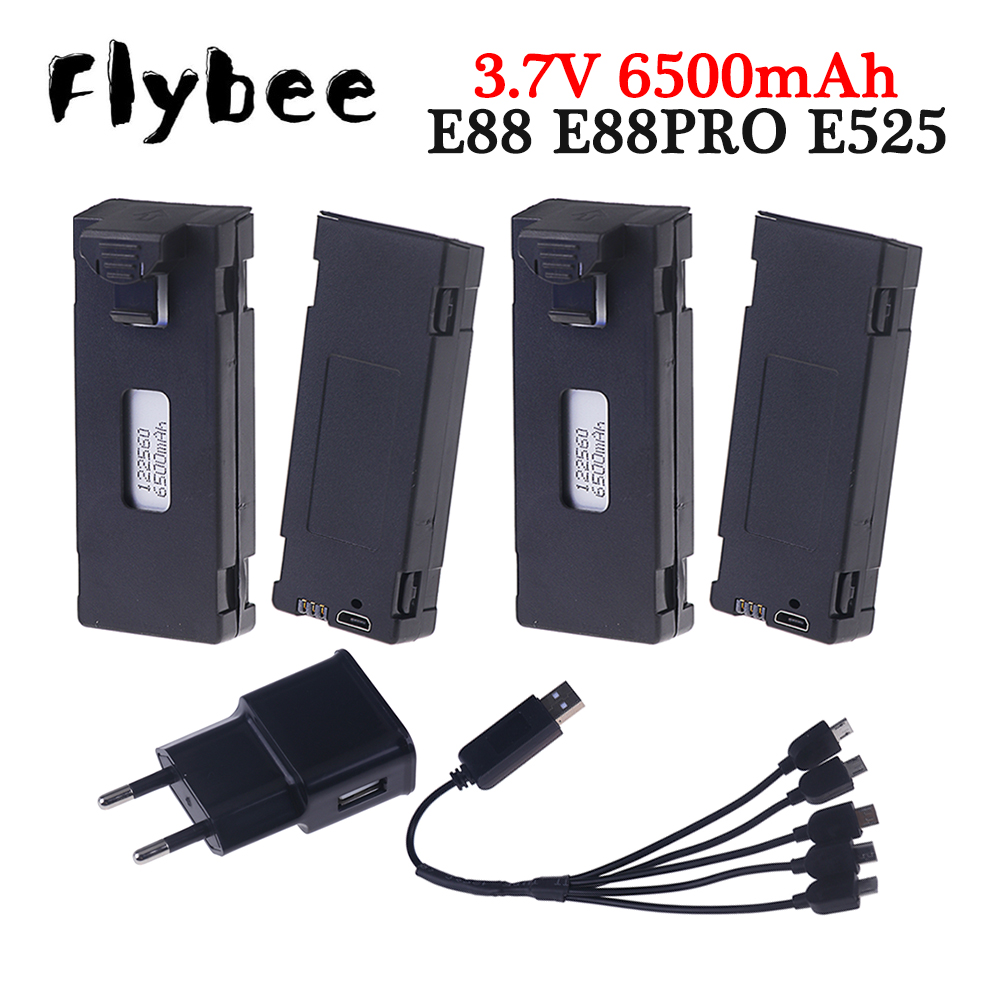 Rechargeable 3.7V 6500mAh Batt - Drone Rc E99 Pro ulasan dan harga